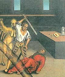 De Tien Geboden Vijfde Gebod (detail)